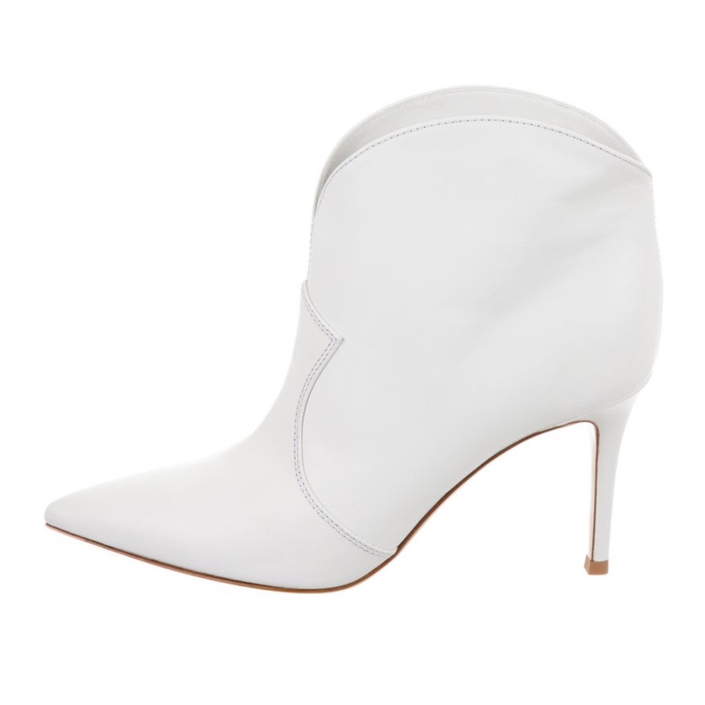 GIANVITO ROSSI Mable Cowboy Leather Western Booties Size: 11 | IT 41 - Picture 9 of 10